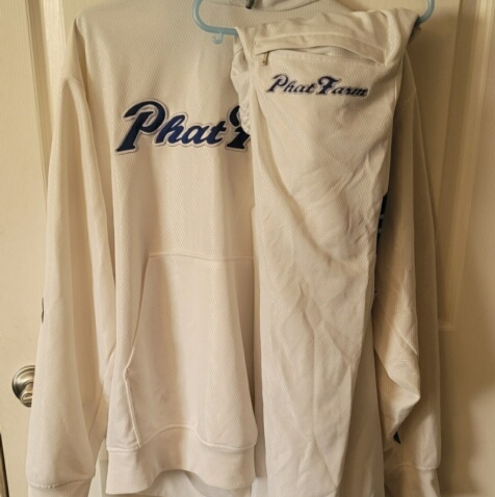 Phat farm white tracksuit
